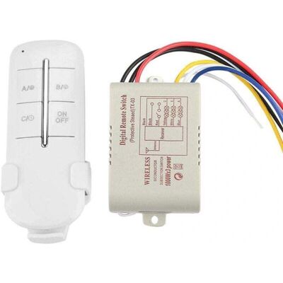 SNQ - MR701 - 1-way - 1000W - Wireless Remote Control Switch SNQ - MR701 - 1-way - 1000W - Wireless Remote Control Switch