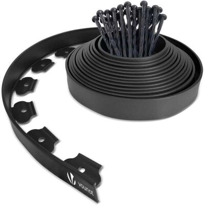 SNQ - Border 10m - 10 cm - black - Garden border SNQ - Border 10m - 10 cm - black - Garden border