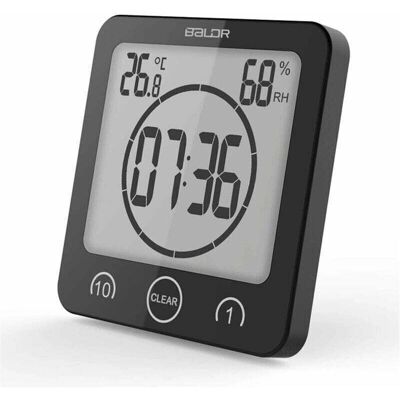 SNQ - SNQ - Touchscreen - Splash resistant - Digital wall clock SNQ - SNQ - Touchscreen - Splash resistant - Digital wall clock