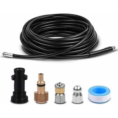 SNQ Drain Cleaning Hose 10m - Kärcher compatible - spray nozzle - Hose SNQ Drain Cleaning Hose 10m - Kärcher compatible - spray nozzle - Hose