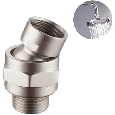 SNQ - Universal - Swivel ball - Nickel - Shower adaptor SNQ - Universal - Swivel ball - Nickel - Shower adaptor