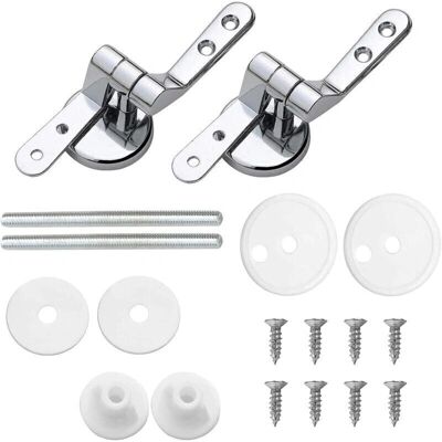 SNQ - Clip - Zinc Alloy - 2-Pack - Toilet Seat Hinge Clip SNQ - Clip - Zinc Alloy - 2-Pack - Toilet Seat Hinge Clip