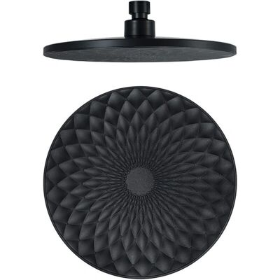 SNQ - 9in Round ABS - Black - G1/2 - Showerhead SNQ - 9in Round ABS - Black - G1/2 - Showerhead