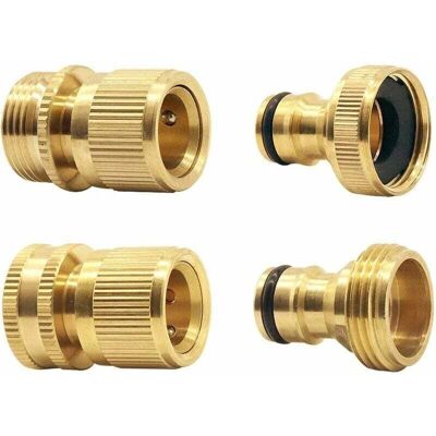 SNQ - Quick-Connect - Brass - 3/4 in - Garden Hose Fittings SNQ - Quick-Connect - Brass - 3/4 in - Garden Hose Fittings