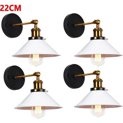 Hobby Wall Lamp - Vintage Industrial E27 - 4 Pack Hobby Wall Lamp - Vintage Industrial E27 - 4 Pack