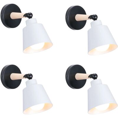 AXHUP 4X Wall Lamp Vintage Retro Industrial E27 Decorative Light AXHUP 4X Wall Lamp Vintage Retro Industrial E27 Decorative Light