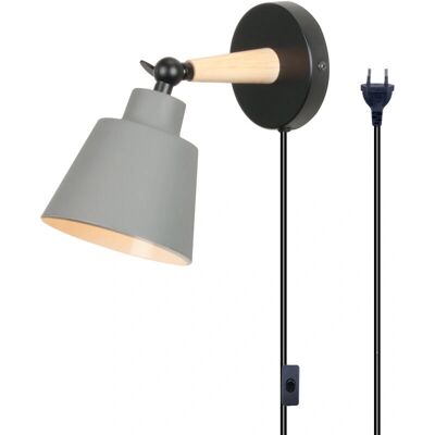 AXHUP - Spina UE - Adjustable shade - E27 socket - Wall lamp AXHUP - Spina UE - Adjustable shade - E27 socket - Wall lamp
