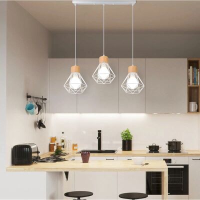AXHUP 3-Licht E27 Pendelleuchte - Vintage Industriell Deckenlampe AXHUP 3-Licht E27 Pendelleuchte - Vintage Industriell Deckenlampe