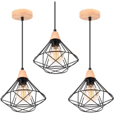 AXHUP 3x Industrial Pendant Light - Pendant Lamp AXHUP 3x Industrial Pendant Light - Pendant Lamp