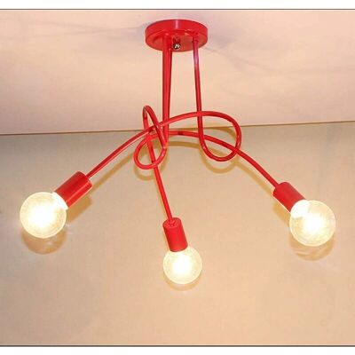 H&H Soporte E27 - Lámpara Colgante Industrial - 3/5 Luces - Estilo Vintage H&H Soporte E27 - Lámpara Colgante Industrial - 3/5 Luces - Estilo Vintage