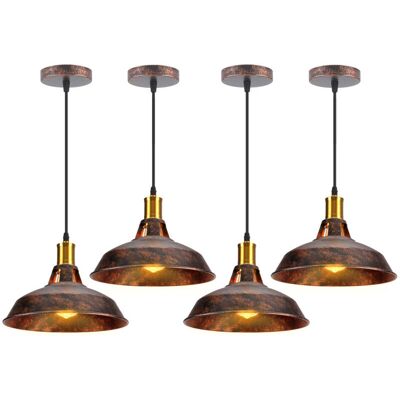 AXHUP Vintage Retro Deckenleuchte - E27 60W Kabel höhenverstellbar AXHUP Vintage Retro Deckenleuchte - E27 60W Kabel höhenverstellbar