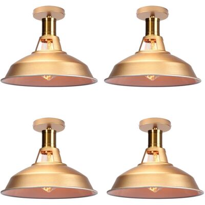 AXHUP Rustic Industrial Ceiling Lamp - 27cm Vintage Metal Pendant Light AXHUP Rustic Industrial Ceiling Lamp - 27cm Vintage Metal Pendant Light