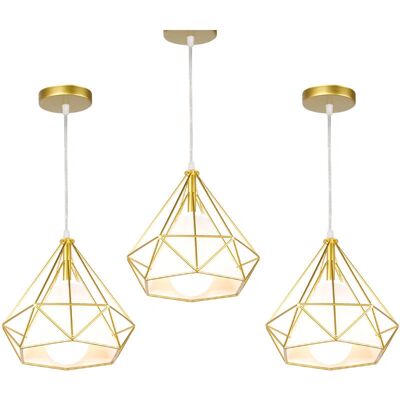 Axhup Vintage Metal Pendant Light - Cage Style - Indoor Use Axhup Vintage Metal Pendant Light - Cage Style - Indoor Use