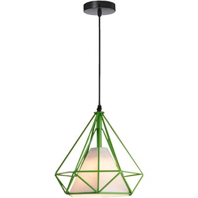AXHUP - Ø25cm Diamond Cage - Green - E27 - Pendant Light AXHUP - Ø25cm Diamond Cage - Green - E27 - Pendant Light