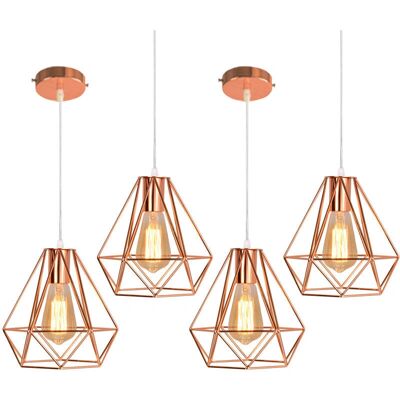 AXHUP Rose Gold Pendelleuchte - Metallgitter-Design - 20cm Ø - Produkttyp AXHUP Rose Gold Pendelleuchte - Metallgitter-Design - 20cm Ø - Produkttyp
