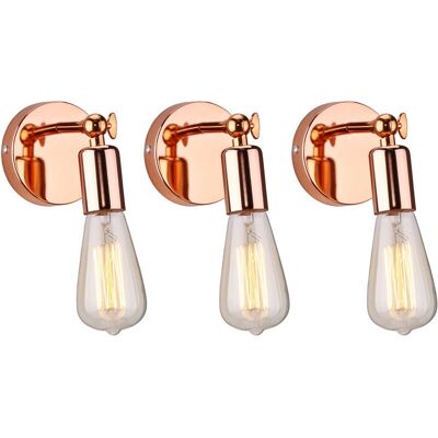 AXHUP - 180° Adjustable - Metal - Rose Gold - Wall lamp AXHUP - 180° Adjustable - Metal - Rose Gold - Wall lamp