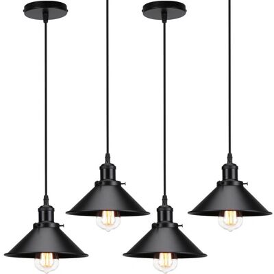 H&H Vintage Industrial Pendant Lamp - Pendant Light for Kitchen & Bedroom H&H Vintage Industrial Pendant Lamp - Pendant Light for Kitchen & Bedroom