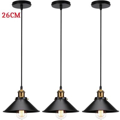 AXHUP Vintage Industrial Pendant Lamp - E27 - Ø26cm AXHUP Vintage Industrial Pendant Lamp - E27 - Ø26cm