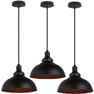 AXHUP Lámpara Colgante Industrial Vintage - Diámetro 29cm AXHUP Lámpara Colgante Industrial Vintage - Diámetro 29cm