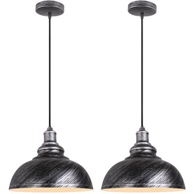 Axhup Vintage Industrial Pendant Light Set Ø29cm Axhup Vintage Industrial Pendant Light Set Ø29cm
