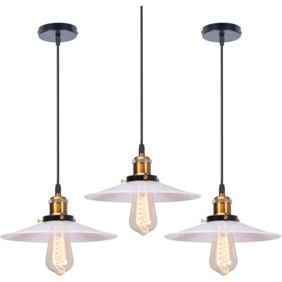 AXHUP 3X Lampada a Sospensione - Vintage Retro E27 Luce da Soffitto per Cucina Camera AXHUP 3X Lampada a Sospensione - Vintage Retro E27 Luce da Soffitto per Cucina Camera