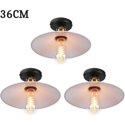 Hugo - Lámpara Colgante Vintage Retro de 36cm - Luz de Techo Hugo - Lámpara Colgante Vintage Retro de 36cm - Luz de Techo