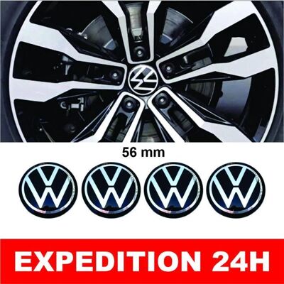 Volkswagen - 6N0 601 171 - VW Logo - Capuchon central de roue Volkswagen - 6N0 601 171 - VW Logo - Capuchon central de roue