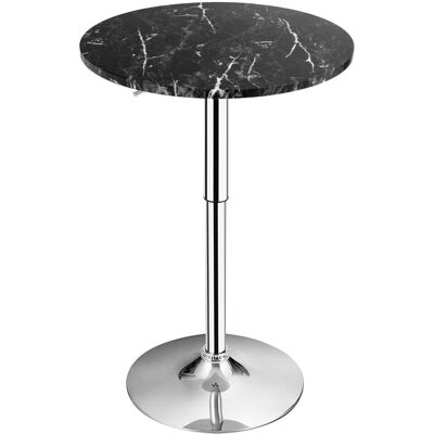 Costway - Round - Marble Pattern - Multifunctional Bar Table Costway - Round - Marble Pattern - Multifunctional Bar Table
