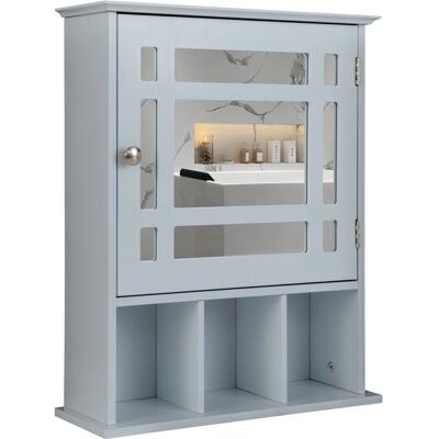 Costway - Wall-mounted Cabinet - Storage - Medicine - Cabinet Costway - Wall-mounted Cabinet - Storage - Medicine - Cabinet