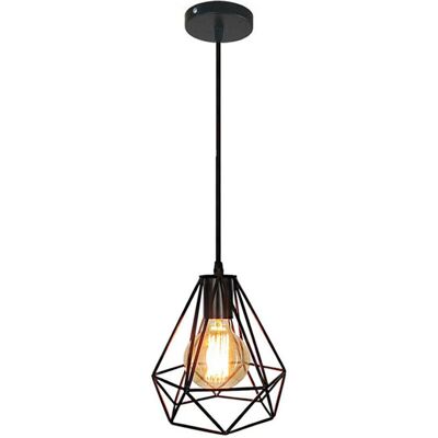 AXHUP - Diamond Cage 20cm - Black - E27 - Pendant Lamp AXHUP - Diamond Cage 20cm - Black - E27 - Pendant Lamp