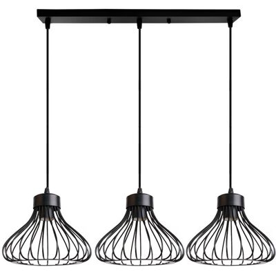 Harmonious Vintage Pendant Light with Adjustable Cables - Industrial Style Harmonious Vintage Pendant Light with Adjustable Cables - Industrial Style