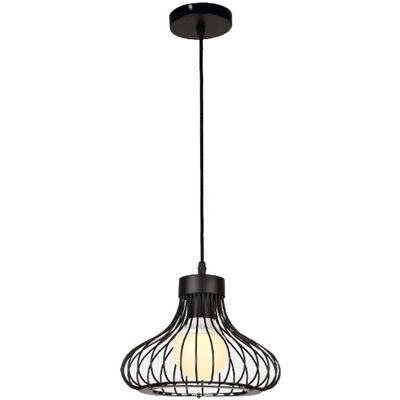 AXHUP - Ø23cm Cage - Nero - E27 Pendant Lamp AXHUP - Ø23cm Cage - Nero - E27 Pendant Lamp