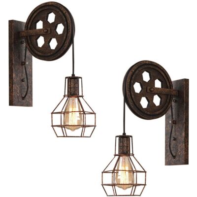 Hugo - Industrial Vintage Wall Lamp - E27 - Retro Style Hugo - Industrial Vintage Wall Lamp - E27 - Retro Style