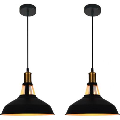 Lampadario industriale vintage sospeso - E27 - 27cm Lampadario industriale vintage sospeso - E27 - 27cm