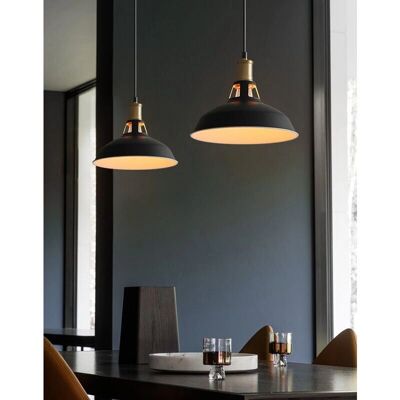 Axhup Vintage Industrial Pendant Light - E27, Adjustable, Metal Axhup Vintage Industrial Pendant Light - E27, Adjustable, Metal