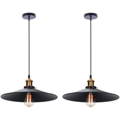 AXHUP 2X Lampada a Sospensione Vintage - Illuminazione AXHUP 2X Lampada a Sospensione Vintage - Illuminazione