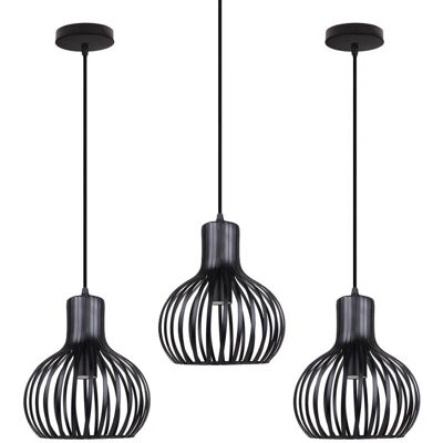 Lampada a Sospensione Industriale Vintage Holland - E27, Nera Lampada a Sospensione Industriale Vintage Holland - E27, Nera