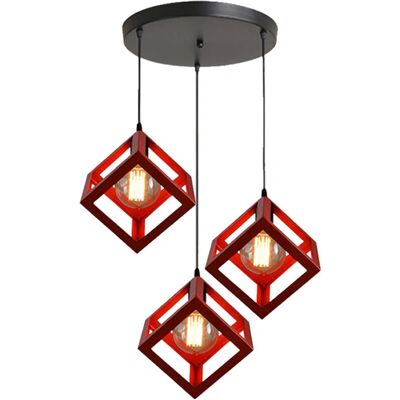 Axhup 3-Light Vintage Industrial Pendant - Pendant Lamp Axhup 3-Light Vintage Industrial Pendant - Pendant Lamp