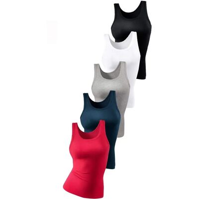 PETITE FLEUR Modell 32 Bunt Tanktop - Unterhemd PETITE FLEUR Modell 32 Bunt Tanktop - Unterhemd