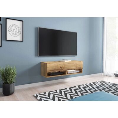 BRATEX Lowboard A 100 cm - dos estanterías - Wotan - mueble de TV BRATEX Lowboard A 100 cm - dos estanterías - Wotan - mueble de TV