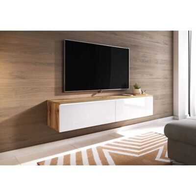 Bratex Wotan / blanco brillo Mueble de TV - Mueble de televisión Bratex Wotan / blanco brillo Mueble de TV - Mueble de televisión