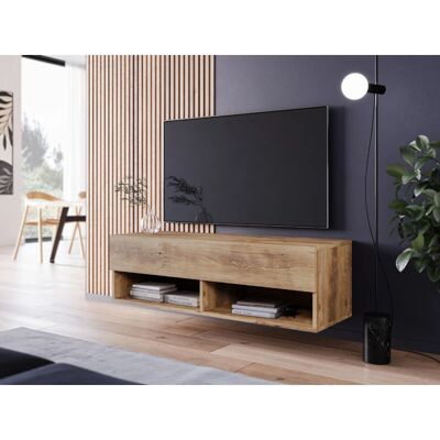 Bratex - Lowboard A 100 cm - Castaño - Mueble TV Bratex - Lowboard A 100 cm - Castaño - Mueble TV