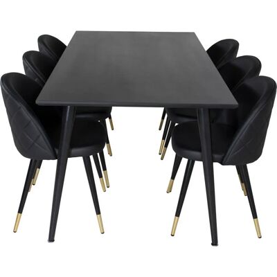 Møbel24 Dipp180x90blbl - Spisebord og Stoler Sett Møbel24 Dipp180x90blbl - Spisebord og Stoler Sett