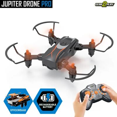 Gear2play Jupiter-Drohne Pro - Funkgesteuerte Drohne, Weiß Gear2play Jupiter-Drohne Pro - Funkgesteuerte Drohne, Weiß