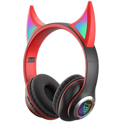 GreenZech Devil's Horn Headset - Wireless Bluetooth 5.0 Over-Ear Gaming Headphones GreenZech Devil's Horn Headset - Wireless Bluetooth 5.0 Over-Ear Gaming Headphones