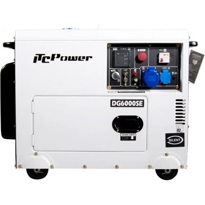 ITC POWER - DG6000SE - 5,3 kW - 230 V - Generador ITC POWER - DG6000SE - 5,3 kW - 230 V - Generador