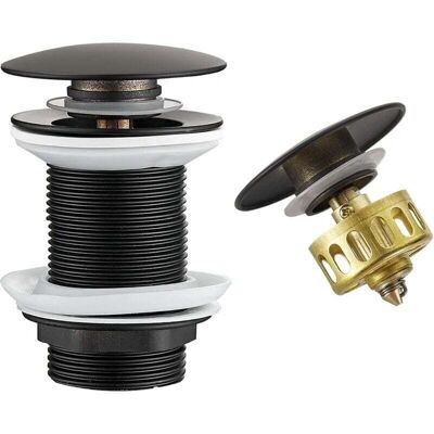 XVX - Pop-up Drain - Acero inoxidable - Negro - Sink Drain XVX - Pop-up Drain - Acero inoxidable - Negro - Sink Drain