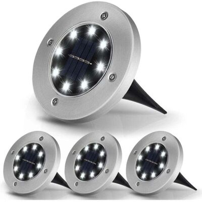 KZQ - Luce Solare da Esterno 8 LED - 3000K - LED exterior KZQ - Luce Solare da Esterno 8 LED - 3000K - LED exterior