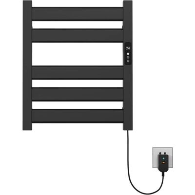 ULISEM - 180W 500x550mm Black Matte Towel Warmer ULISEM - 180W 500x550mm Black Matte Towel Warmer