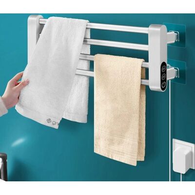 Ulisem - Radiador de toallas eléctrico montado en pared con termostato 55° - Calefactor de baño Ulisem - Radiador de toallas eléctrico montado en pared con termostato 55° - Calefactor de baño